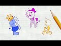 turn that crown upside down pencilmation animation cartoons pencilmation