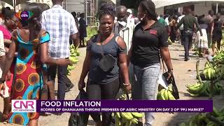 Scores of Ghanaians throng premises of Agric Ministry on Day 2 of 'PFJ Market'