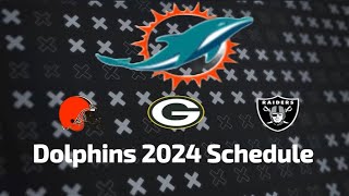 Dolphins 2024-2025 Schedule Release! (All Opponents for NEXT SEASON)