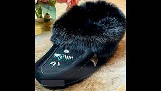 Ladies Moccasins - Laurentian Chief Moccasins Black