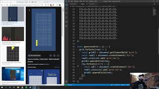 Attempting To Code Tetris In Plain Vanilla JavaScript LIVE - Part 1
