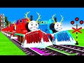 【踏切アニメ】あぶない電車 2 TRAIN Thomas 🚍 Fumikiri 3D Railroad Crossing Animation #2024