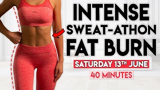 FAT BURN SWEAT-ATHON | 7 Day Summer Shred Challenge | 40 min Workout