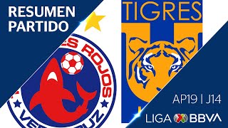 Resumen | Veracruz vs Tigres UANL | Jornada 14 - Apertura 2019  | Liga BBVA MX
