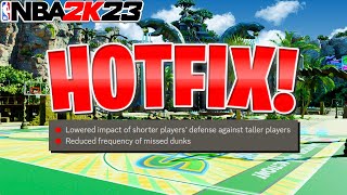 NBA 2K23 News Update and Patch : MAJOR Nerf to Defense + Finishing HOTFIX
