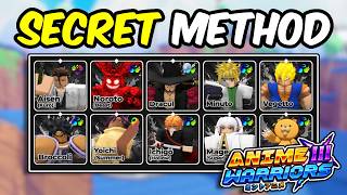 The EXACT Method Top Players Use for Secrets | Anime Warriors III
