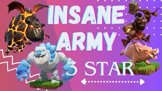 3-Starring High Level Bases with the Strangest Armies You’ve Ever Seen! | Clash of Clans