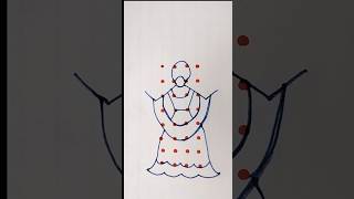 Sankranti Pongal kolam with traditional girl 4*5 dots // sankranti rangoli //  பொங்கல்