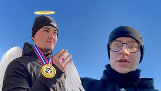 Edvard er tilbake!!🔥 - Mads og Edvard tester Vintersjeinbanen på Hove