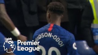 Callum Hudson-Odoi scores his first Premier League goal for Chelsea v. Burnley | NBC Sports
