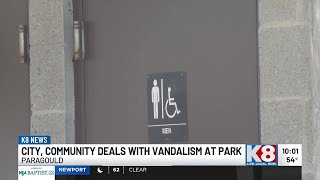 Vandals damage two Paragould parks with graffiti