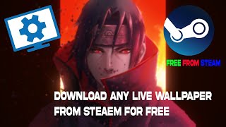 How To Download Live Wallpaper For Wallpaper Engine Crack | From Steam For Free | 100% Working
