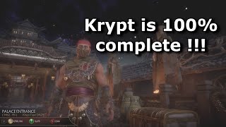 MK11 - This is how 100% complete Krypt looks like, when everything is opened, unlocked and solved
