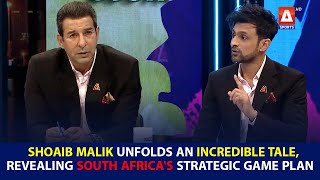 Shoaib Malik Unfolds an incredible tale, revealing south africa's strategic game plan