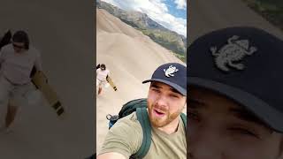 Sand-Boarding the TALLEST Sand Dunes in the United States | Great Sand Dunes National Park