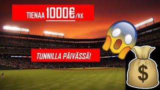 Tienaa 1000€/kk vedonlyönnillä! [arvobetsaamisen perusteet]