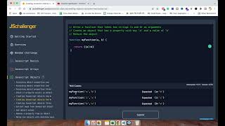 Creating Javascript objects two | Javascript Challenger #7