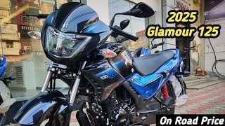 2025 Hero Glamour 125 Classic with LED light \u0026 5 update l Big changes Mileage Top Speed Disc brake