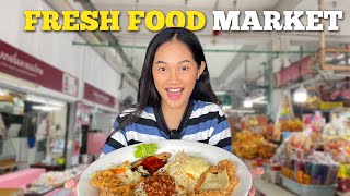 QUALITY FOOD, market in Bangkok:SAM YAN market