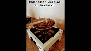 Indonesian cuisine in Pakistan 😋 #shorts