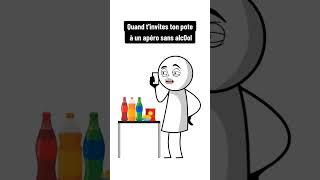 les apéros c'est avec ou sans alcool ?!Audio: @eliotlehanneur4487 #animation #humour