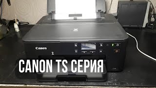 Canon TS704 принтер не печатает или печатает с полосами не захватывает бумагу самостоятельное обслуж