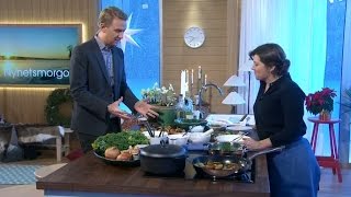 Kavring och inkokt lax på julbordet - Nyhetsmorgon (TV4)