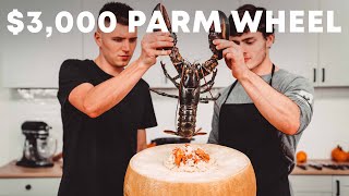 Lobster Risotto In A $3,000 Parmesan Cheese Wheel