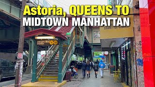 NYC LIVE Astoria Queens to Midtown Manhattan, NYC Ferry & Roosevelt Island Tram Ride (May 10, 2024)