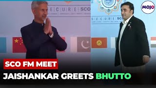 WATCH: S Jaishankar Welcomes Bilawal Bhutto At SCO Foreign Minister's Meeting | SCO Meeting 2023 Goa
