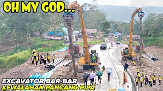 OH MY GOD...❗Inilah Penampakan Batu Jomba Saat Pemasangan Pipa 11 Meter