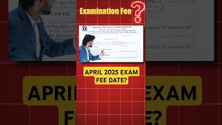 NIOS April 2025 Exam Fee Date? #niosexams #april2025 #manishvermanios