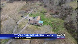 Interview: Calhoun County sheriff shows damage from Wednesday's storm