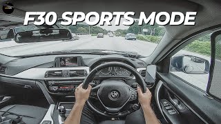 BMW 316i POV Drive in Sports Mode