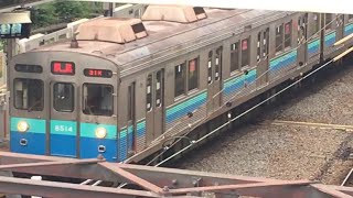 【近々廃車との噂が…】東急8500系8514F(伊豆急色)”回送”長津田駅発車