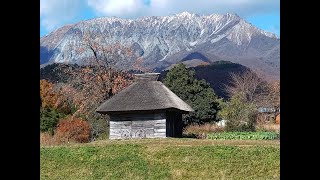 蒜山･大山その3御机の茅葺小屋