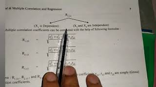 partial and multiple correlation (mcom)
