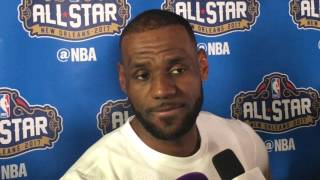 Lebron James NBA All-Star post game comments