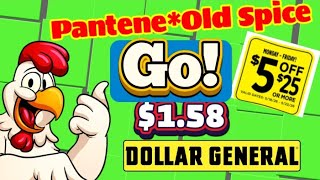 MORE! Double dips at Dollar General,Run! Pantene & Old Spice $1.58