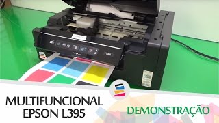 Demonstração - Epson L395 com Tinta Pigmentada e Dispenser - SULINK