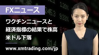 FXニュース 2020年11月16日 ワクチンニュースと経済指標の結果で株高、米ドル下落