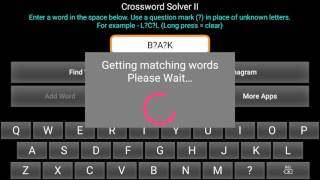 Crossword Solver Android App