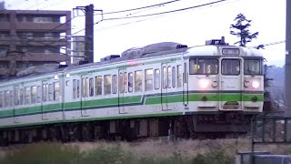 115系新ﾆｲN27編成　信越本線快速新井行き3372M