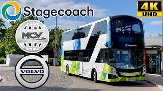 [Stagecoach East: PR1 Madingley Road P\u0026R to Cambridge City] MCV Volvo BZL Electric Double Decker Bus