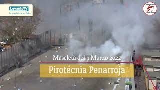 4K - Valencia (Spagna) - Mascletà 1 Marzo 2022 - Pirotecnia Peñarroja