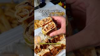 Washington DC has a brand new shawarma spot at a kiosk at The Wharf #dcspot #washingtondc #dcfoodie