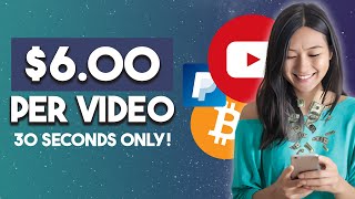 Watch & Earn $6 per Video! (Only 30 seconds) - FREE AND EASY METHOD | Make Money Online