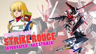 [Re-Upload] SPEED BUILD!! Perfect Grade Strike Rouge + SKYGRASPER + AILE STRIKER