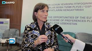 Uzbekistan’s GSP+ status | Interview with EU Ambassador in Uzbekistan, Charlotte Adriaen