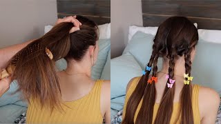 ASMR | My mom plays with my hair 💆‍♀️💕 (hair brushing, hair play, hair styling)